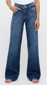 LIZ BELT 3358 mid blue used Größe 36/32