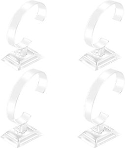 FNCF Uhrenhalter 4 Stück Uhrenständer Ausstellungsstand Halter Armbanduhr Ständer Schmuck Armband Display Uhrenpräsentation für Damen und Herren