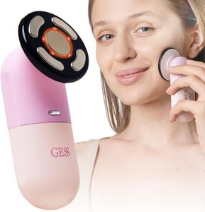 Kosmetisches Gerät Faltenentferner Gesichtsmassagegerät mit ION- und Heiße- GESS Reisen