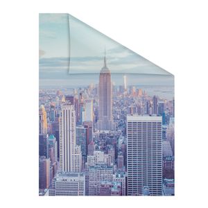 Lichtblick Fensterfolie selbstklebend, Sichtschutz, New York - Bunt 180 cm, 100 x 180 cm (B x L)