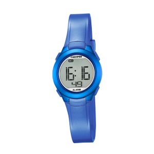 Calypso Kunststoff PUR Damen Uhr K5677/5 Armbanduhr blau Digital D2UK5677/5
