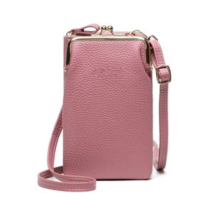 Malá kabelka přes rameno Dámská kabelka přes rameno Kabelka na mobilní telefon Crossbody Kabelka, Taška přes rameno, Kabelky - OPUBAG Růžová