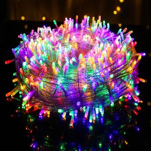 20m 200 LED Lichterkette 8 Lichtmodi Lichterketten für Innen Weihnachten Hochzeit Party Garten Deko, Bunt