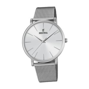 Festina Nerezové dámské hodinky F20475/1 Náramkové hodinky stříbrné Dámské klasické D2UF20475/1