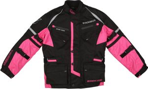 Modeka Jacke Kids Tourex II schwarz/pink 152