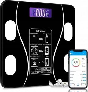 Analytische Badezimmerwaage Lcd Elektronisch Bmi Bluetooth Smart Glas Analytische Badezimmerwaage Lcd Elektronisch Bmi Bluetooth Smart Glas