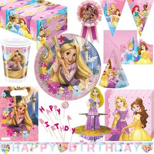 XL Rapunzel Partyset Geburtstagsdeko Kindergeburtstag Geburtstag Deko Party Disney Princess Prinzessin