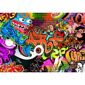 Graffiti 9068a RUNA Graffiti VLIES FOTOTAPETE XXL DEKORATION TAPETE− WANDDEKO 352 x 250 cm