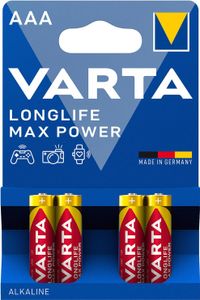 Varta Baterie LONGLIFE Max Power AAA Micro NEU 4St.