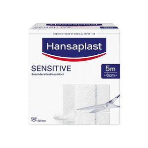 Hansaplast Sensitive Pflaster - 5 Meter - 5 m x 8 cm | Packung (1 m)