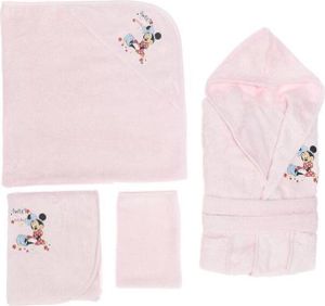 Özdilek Minnie Mouse Disney Lizenz bedrucktes Bambus-Neugeborenen-Baby-Set