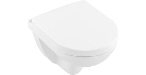 Villeroy & Boch O.novo - Závěsné WC Compact se sedátkem SoftClosing, DirectFlush, alpská bílá 5688HR01