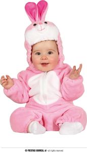Pinkes Oster Häschen Baby Jumpsuit, Größe: 12 - 18 Monate Farbe: Pink