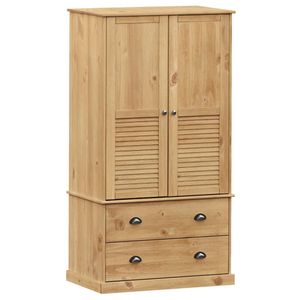 vidaXL Kleiderschrank VIGO 90x55x176 cm Massivholz Kiefer