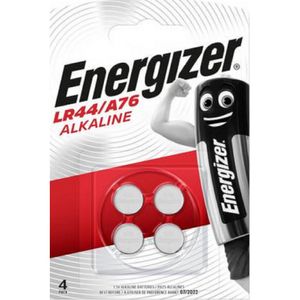 Baterie Energizer alkalická LR44 / A76 - 4 ks