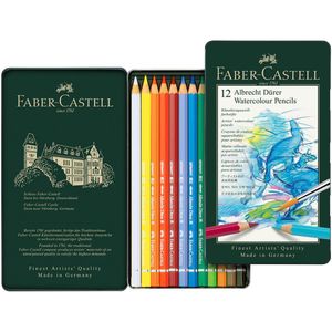 FABER-CASTELL Aquarellstifte Albrecht Dürer 12er Metalletui