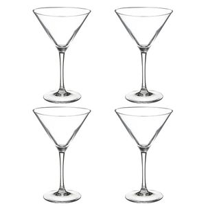 Orange85 Martini Gläser Transparent 4 Stück 300 ml Cocktail Set