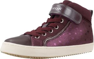 Geox Kalispera Kinderschuhe Mädchen Stiefel Klett Rot Freizeit, Schuhgröße:35 EU