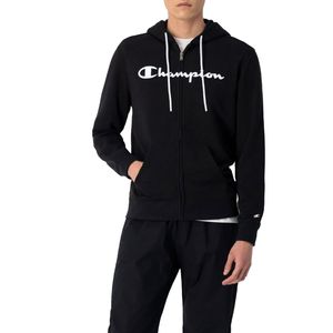 Champion Herren Zip-Hoodie Legacy Logo black S