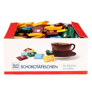 Ritter Sport Mini Schokotäfelchen Thekendisplay 4fach sortiert 1000g