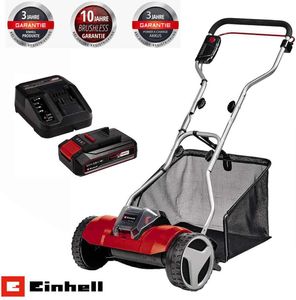 Einhell Spindel Rasenmäher GE-HM 18/38 Li - 18 V mit Akku 2.5 Ah + Ladegerät PXC