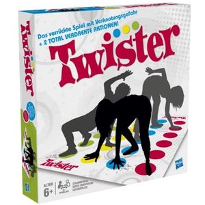 Hasbro Gaming Twister párty hra pro rodiny s dětmi, hra Twister od 6 let, klasická hra pro interiér i exteriér