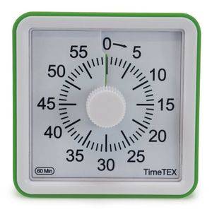 TimeTEX Zeitdauer-Uhr "lautlos" compact, blau