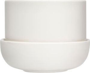 iittala Nappula - Blumentopf mit Untertasse 17 x 13 cm, weiß