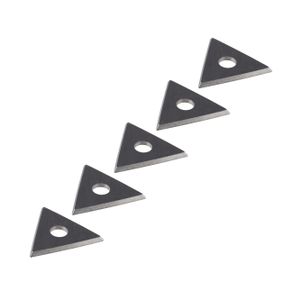 Cut360 Präzisions-Ersatzklingen, 25 mm, dreikant, Farbschaber 625 + 448 hochwertige Qualität für müheloses Entfernen von Farbresten, Menge:5 Stück