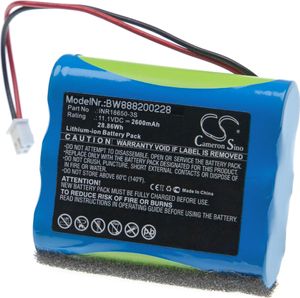 vhbw Akku kompatibel mit Altec Lansing IMW889N, IMW888SIMW889N-BLKC, IMW889 Lautsprecher Boxen Speaker (2600 mAh, 11,1 V, Li-Ion)