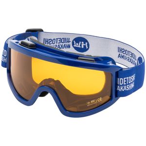 Einheitsgröße HW-35|HIDETOSHI WAKASHIMA "Higashi" Unisex Skibrille Snowboardbrille blau