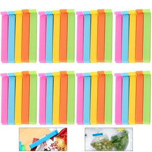 Verschlussclips, 40 Stück Verschlussclips, Lebensmittelaufbewahrungstaschenclips, Kunststoffverschlussbeutelclips Wiederverwendbare