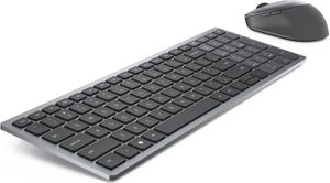 Dell | Tastatur und Maus | KM7120W | Tastatur- und Maus-Kombination | Kabellos | Batterien enthalten | USA | Bluetooth | Titangrau | Ziffernblock | Kabellose Verbindung
