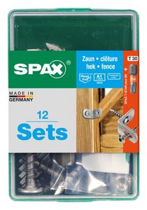Spax Zaunverbinder 7.0 x 35 mm TX 30 - 24 Stk. (+12 Winkel)