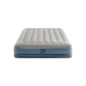 Intex 64118Np Vankúšový odpočinok stredne vysoká nafukovacia posteľ 152X203X30 cm sivá/modrá