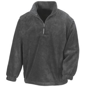 Fleecový svetr Result se zipem BC920 (S) (Oxford Grey)