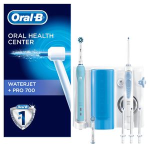 Oral-B Mundpflegecenter PRO 700 Elektrische Zahnbürste + Waterjet Munddusche