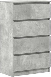 vidaXL Príborník betón sivý 60x35x98,5 cm odvodený výrobok z dreva