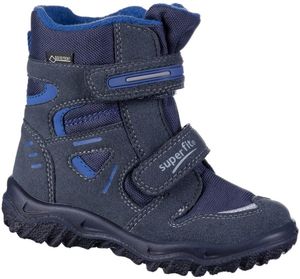 Chlapecké zimní boty SUPERFIT modré, vybavení Goretex, střední šířka, teplá podšívka pro baculky