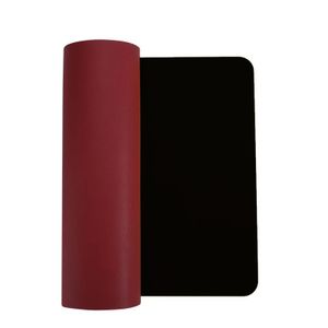 ele ELEOPTION Stolní podložka pod myšPolyuretanProtiskluzová voděodolná robustní podložka na stůl pro kancelář a školu (černá + červená, 120 cm x 60 cm)