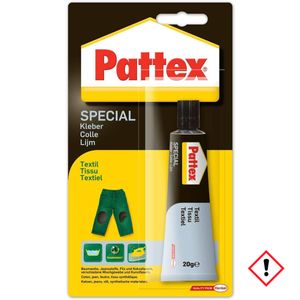 Pattex Spezialkleber Textil Trocknet transparent Kontaktklebstoff 20g