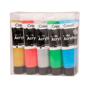 Creall Studio Akrylové barvy metalické, 5x120ml