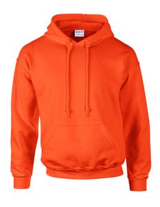 Gildan Kapuzen-Sweatshirt Hoodie Kapuzenpullover, Größe:S, Farbe:Orange