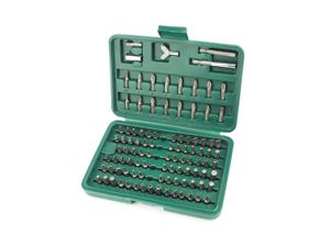 BRÜDER MANNESMANN Bit-Box-Satz 100-teilig in einer Box grün