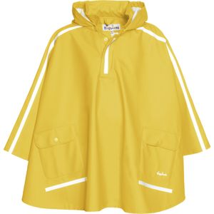 Playshoes - Raincape mit extra langem Rücken für Kinder - Gelb, 128