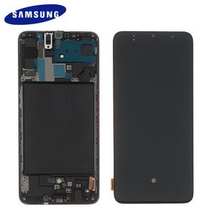 Originálny Samsung Galaxy A70 2019 A705 A705F GH82-19747A LCD displej s dotykovým sklom (servisný balík)