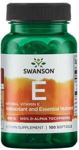 Vitamin E - Natürlich 400 IU 100 Weichkapseln Swanson Health Products