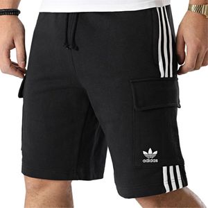 ADIDAS Bermuda Herren Baumwolle Schwarz GR66993 - Größe: XS