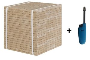 Holz & Wachs Kaminanzünder 2400 Stück Anzündwürfel Öko Grill Kohleanzünder