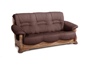 Max Winzer Tennessee Sofa 3-Sitzer - Farbe: burgund - Maße: 205 cm x 95 cm x 95 cm; 2919-7100-9210035-F04